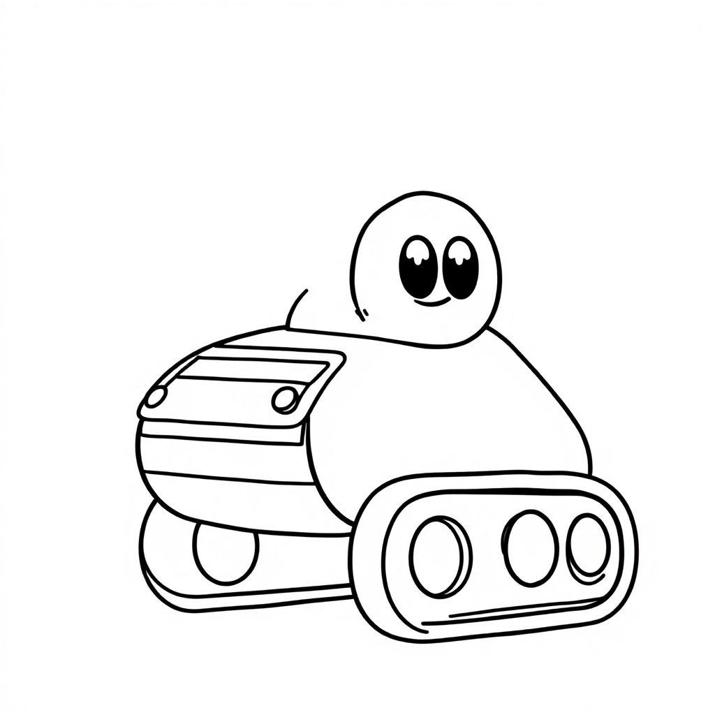Baby Tank Coloring Page