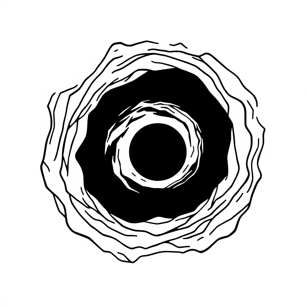 Black Hole Coloring Page