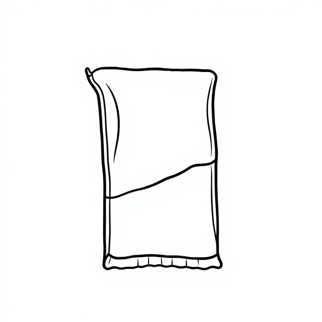 Printable Cartoon Chocolate Bar Coloring Page