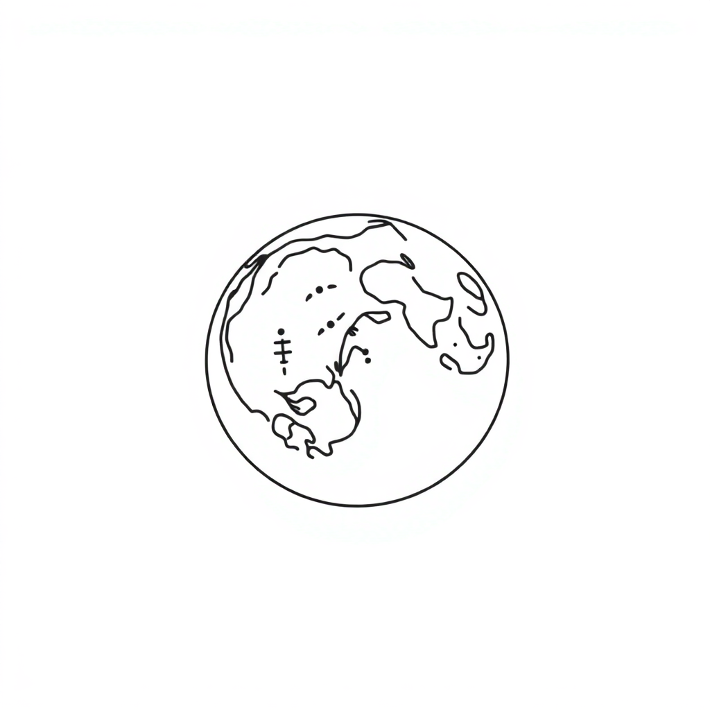 Detailed Lunar Eclipse Coloring Page