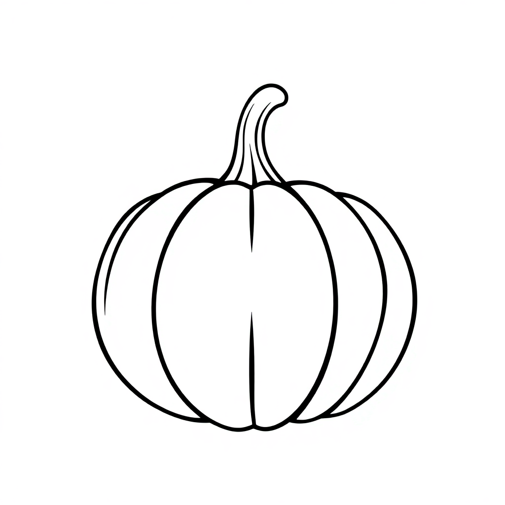 Halloween Pumpkin In Space Coloring Page