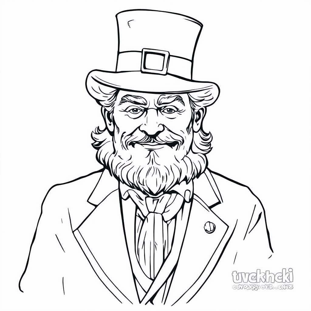 Leprechaun Coloring Page