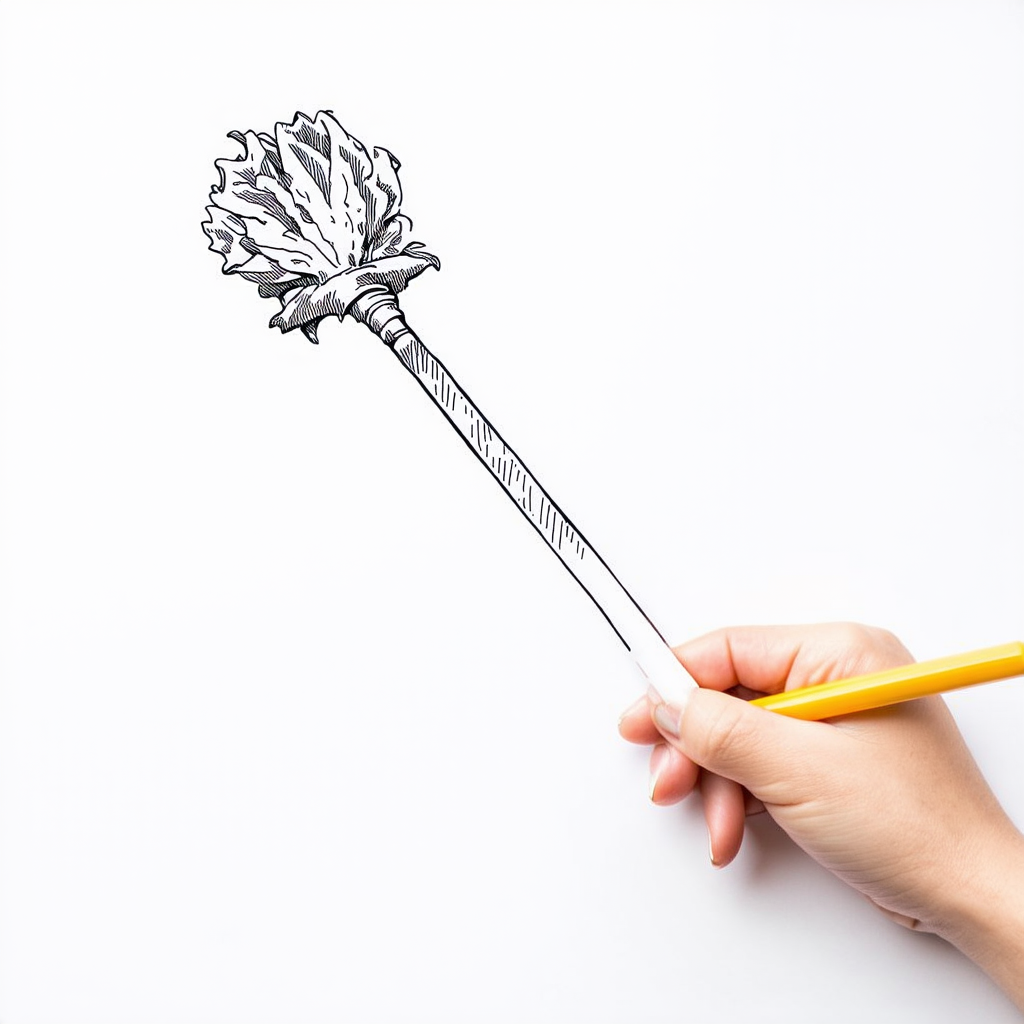 Magic Wand Coloring Page