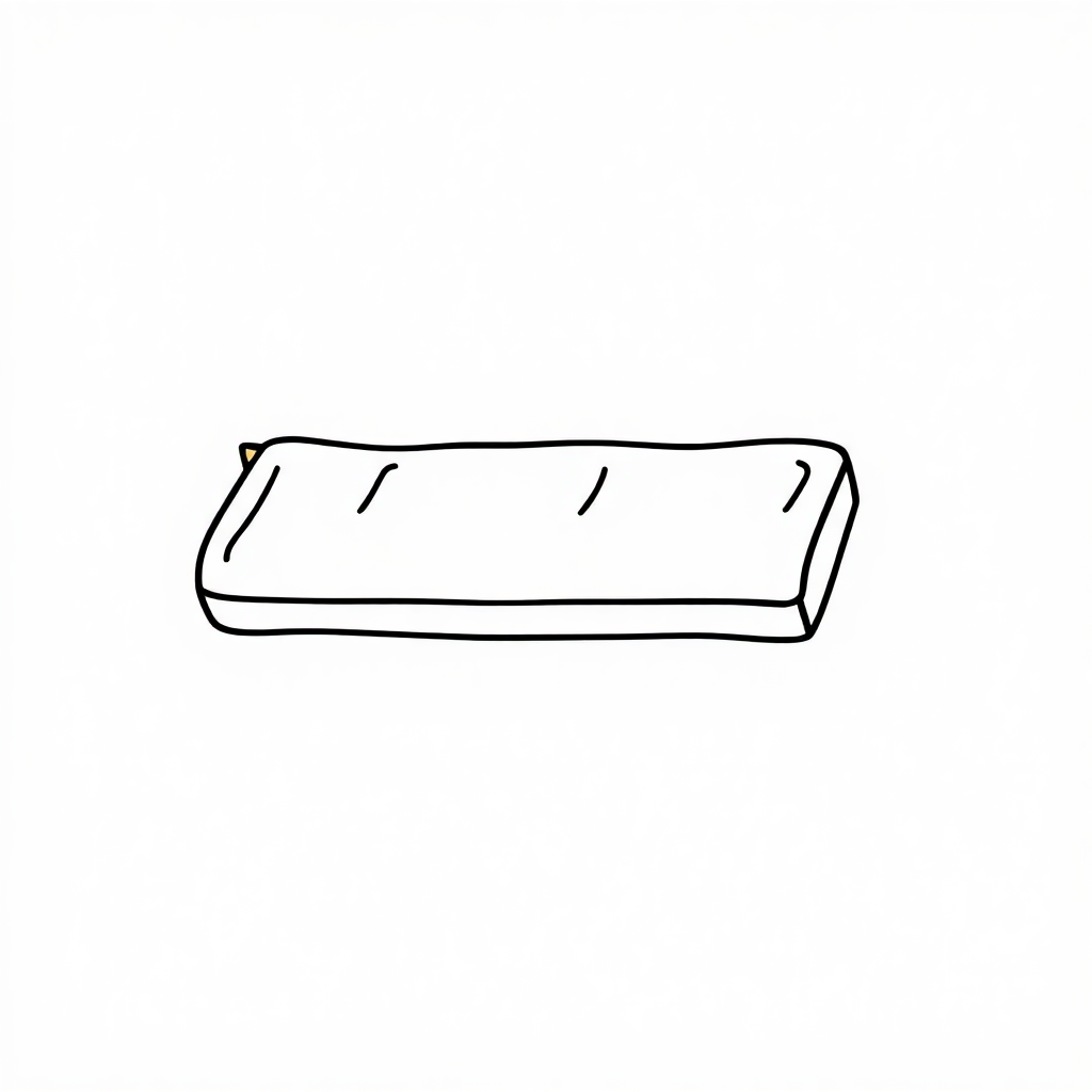 Realistic Chocolate Bar Coloring Page