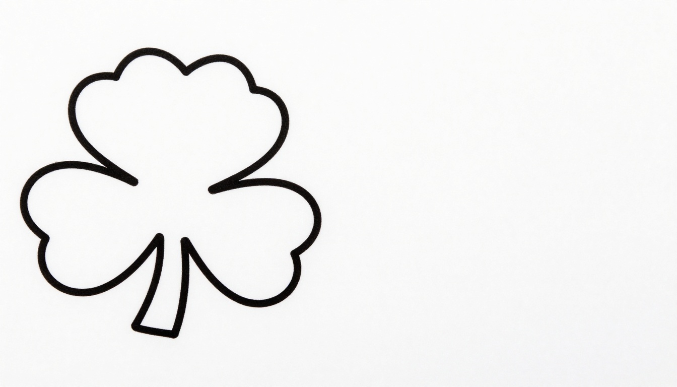 St Patricks Shamrock Coloring Page