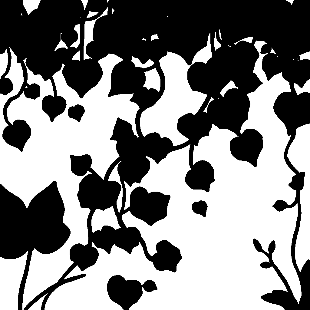 Vine With Leaves Underwater Coloring Page