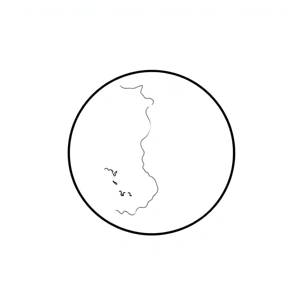 Vintage Lunar Eclipse Coloring Page