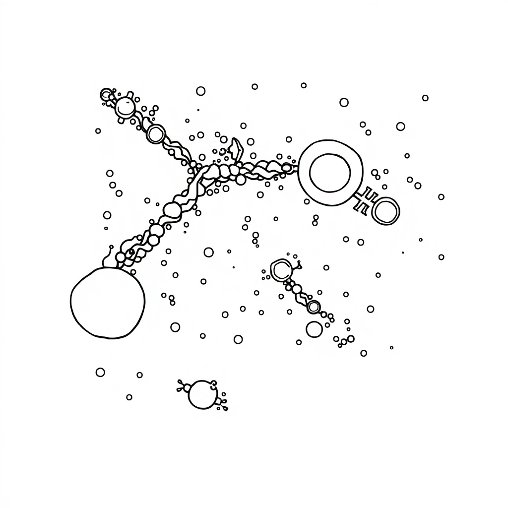 Wild Milky Way Galaxy Coloring Page