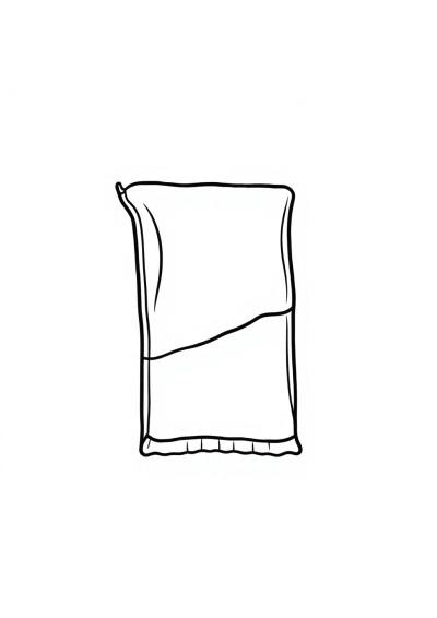 Printable Cartoon Chocolate Bar Coloring Page