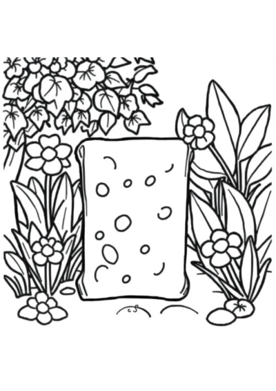 Chocolate Bar In Garden Coloring Page