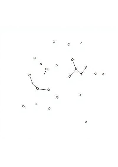 Constellation Pattern At Night Coloring Page