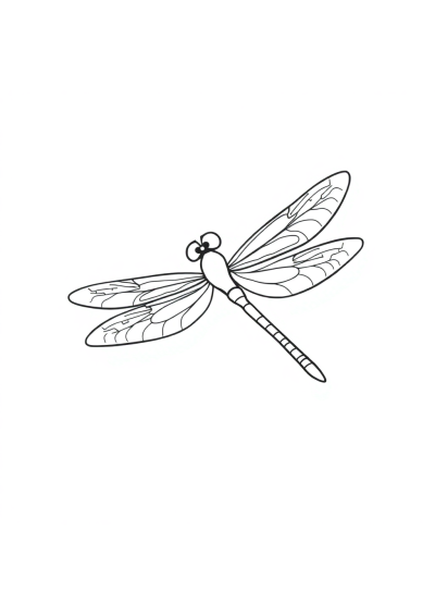 Dragonfly Coloring Page