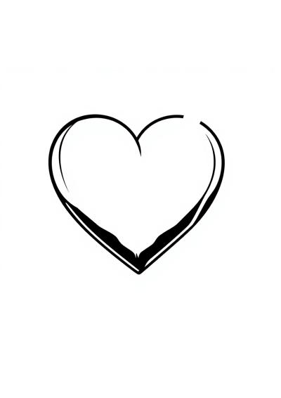 Fierce Valentines Heart Coloring Page