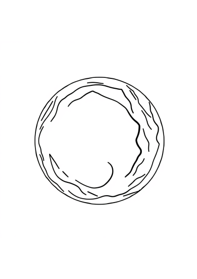 Funny Lunar Eclipse Coloring Page