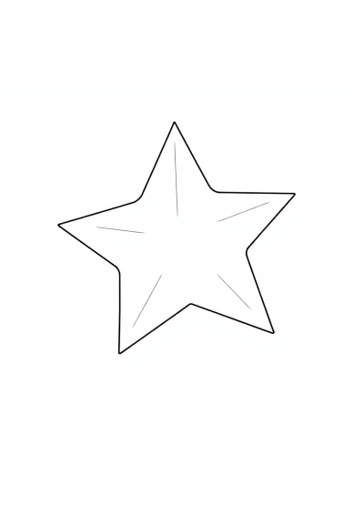 Giant Shooting Star Coloring Page