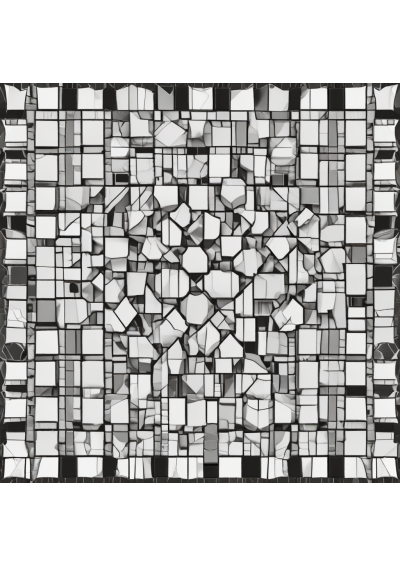 Mosaic Tiles Coloring Page