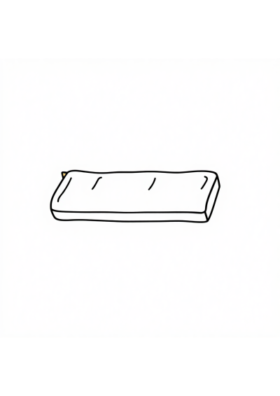 Realistic Chocolate Bar Coloring Page