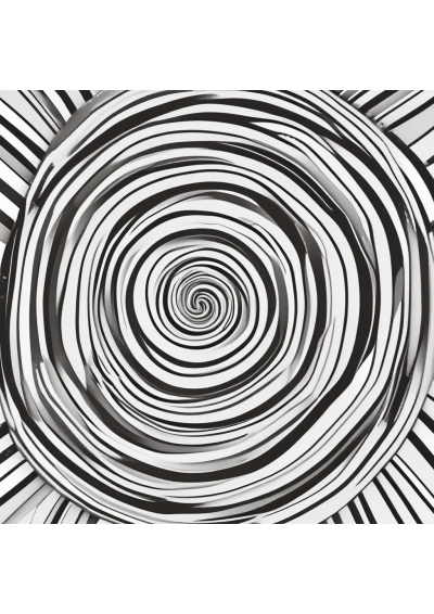 Spiral Pattern Coloring Page